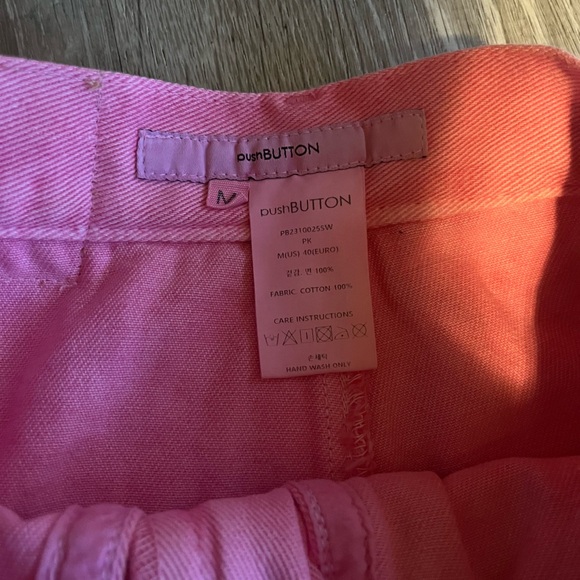 PUSHBUTTON Denim Pink Skirt - Picture 4 of 6